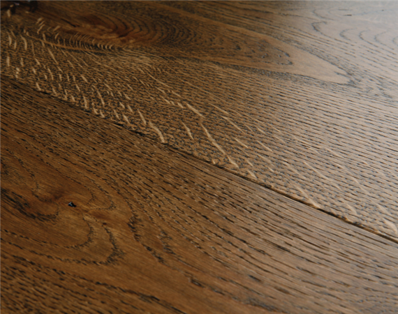 Textured Dark Oak Flooring