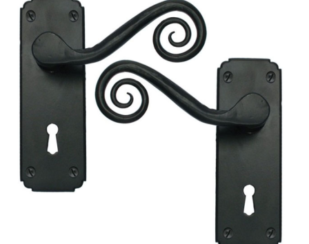 Black Monkeytail Lever Lock Set
