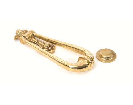 Polished Brass Loop Door Knocker