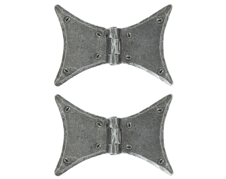 Pewter 3'' Butterfly Hinge (pair)