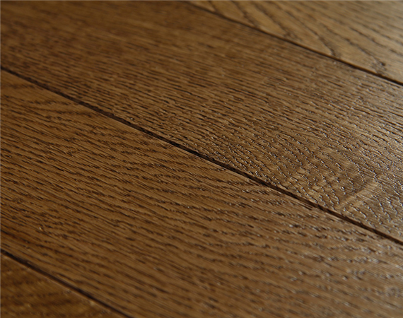 Textured Aged Oak Parquet Flooring